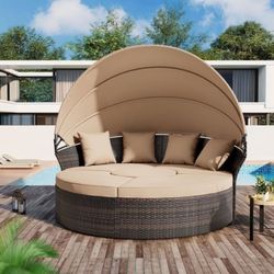 Patio Beds Outdoor Bed Brand New In The Box Canopy Bed Tanning Bed Poolside Lounger 🚎🆕🚛