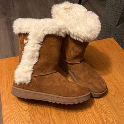 Faux Fur Boots For Girls 