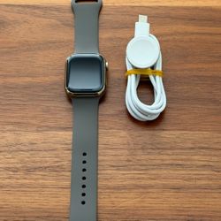 Apple Watch 9 Cellular 41MM | Stainless Steel Gold Edition 