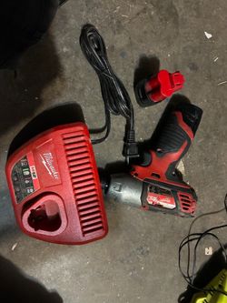 Milwaukee M12 1/4" Hex Impact Driver (Model 2462-20).