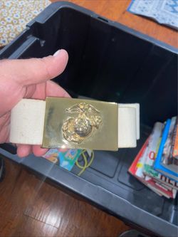 United States, Marine Corps, dress belt and buckle