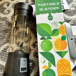 Pileyk Handheld Portable Blender Battery Operated 420ml Personal Smoothie