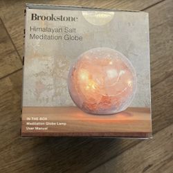 Himalayan Salt Meditation Globe 