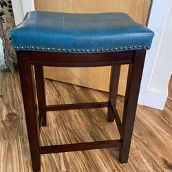 Teal Colored Bar Stool