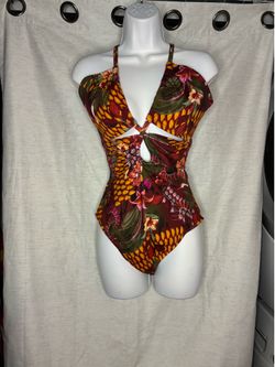 Colorful bathing suit size 12-14