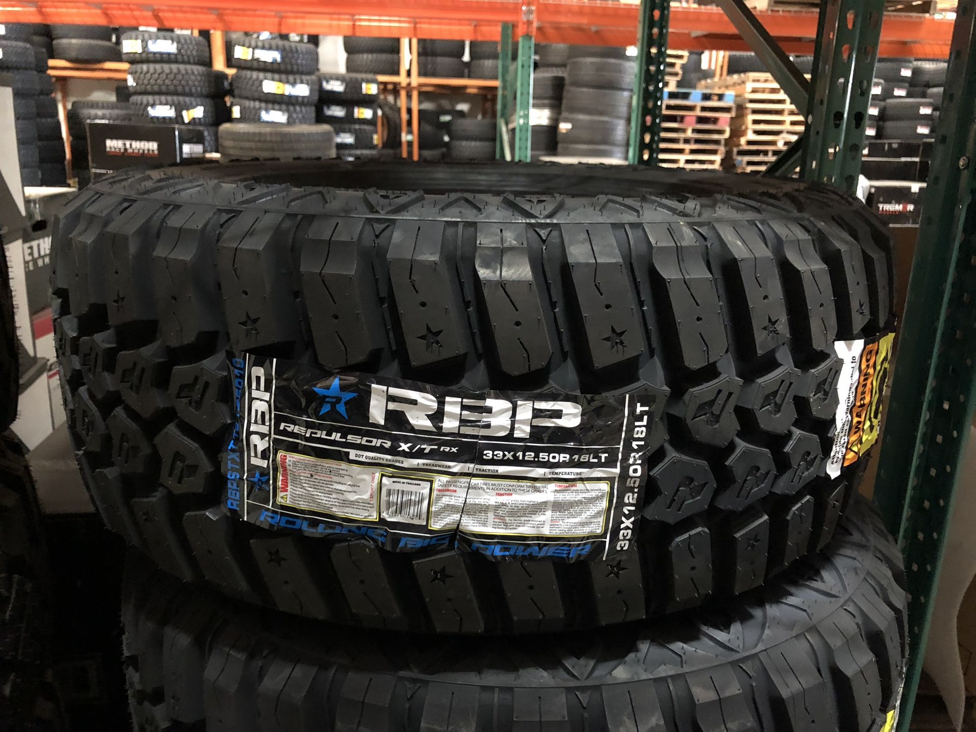 New Set Of Tires RBP Repulsor Xt RX 33x12.50R18
