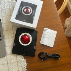 Nulea M512 Wireless Trackball Mouse, Ergonomic 55mm Trackball, Adjustable DPI for Precise Control, Left or Right Hand Compatible, Rechargeable, Multi-