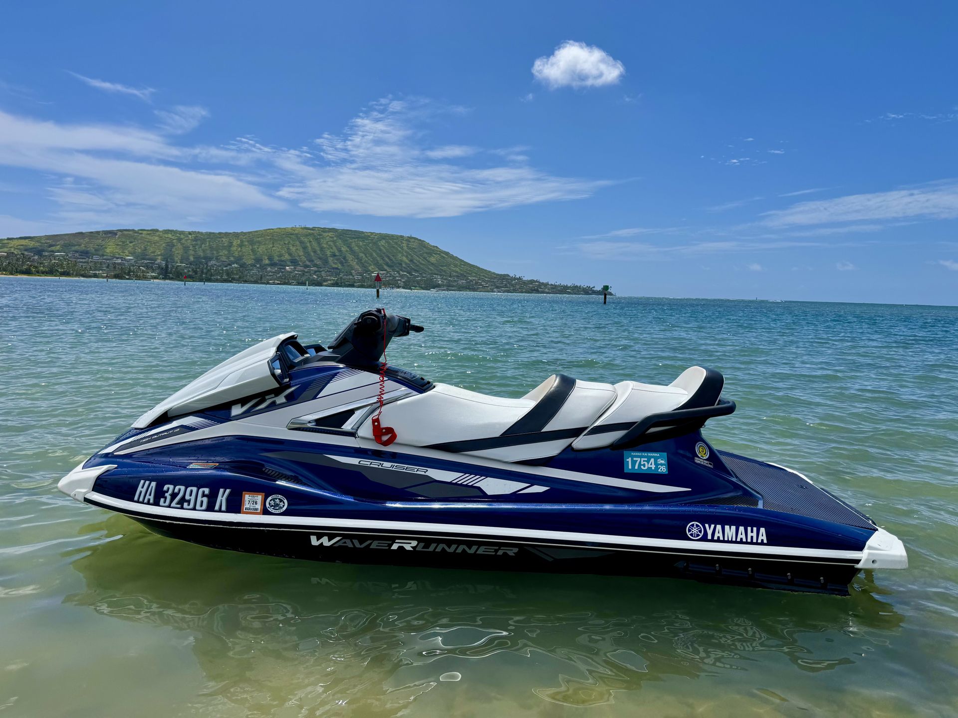 2018 Yamaha VX Cruiser WaveRunner Jet Ski & Trailer – Low Hours (<70)