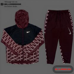 Nike Therma-FIT Repel Run Division Miler Running Jacket DD6102-652 & Nike Run Division Challenger Woven Running Pants DD6003-652