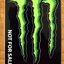 Monster Energy Drink Logo Sticker / Decal 3”x4”