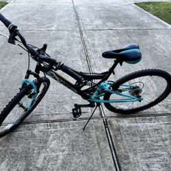 Huffy 26" Trail Runner Mountain Bike(Black/Teal)
