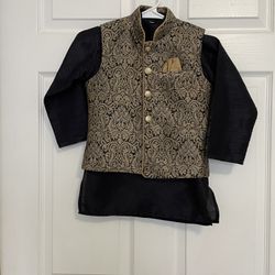 Kurta Pajama And Vest Set