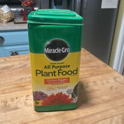 Nearly New 5lb Miracle Grow Plant Food 