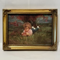 Pemberton & Oakes® 6x8 Framed Print Lithograph by Donald Zolan: SEPTEMBER GIRL