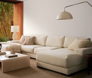 2-Piece Chaise Sectional Couch 