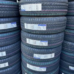 SET OF NEW TIRES 255/65/18 MICHELIN PRIMACY ALL SEASON INCLUDING MOUNT AND BALANCE 