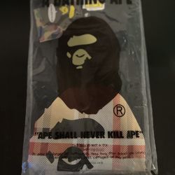 Bape black Burbbery shirt
