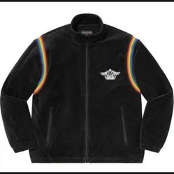 Supreme x Hysteric Glamour Velour Track Jacket ‘Black’ Size Medium New SS21