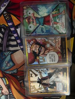 One Piece Card Game Lot of 3 Cards