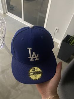 New LA Dodgers MLB Authentic Collection Fitted Hat in Royal Blue