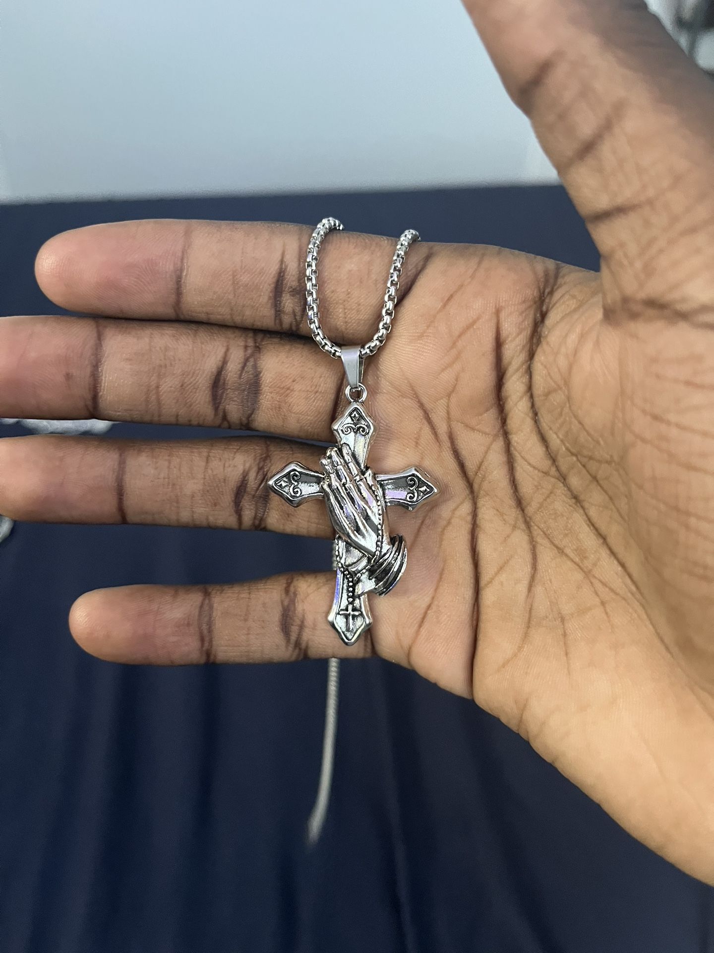 Silver Cross Necklace
