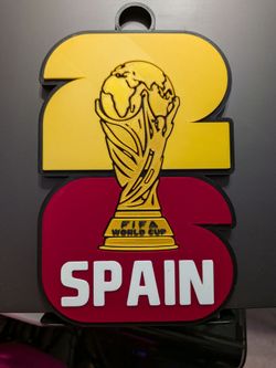 Spain 2026 World Cup Hype Chain - 3D Printed