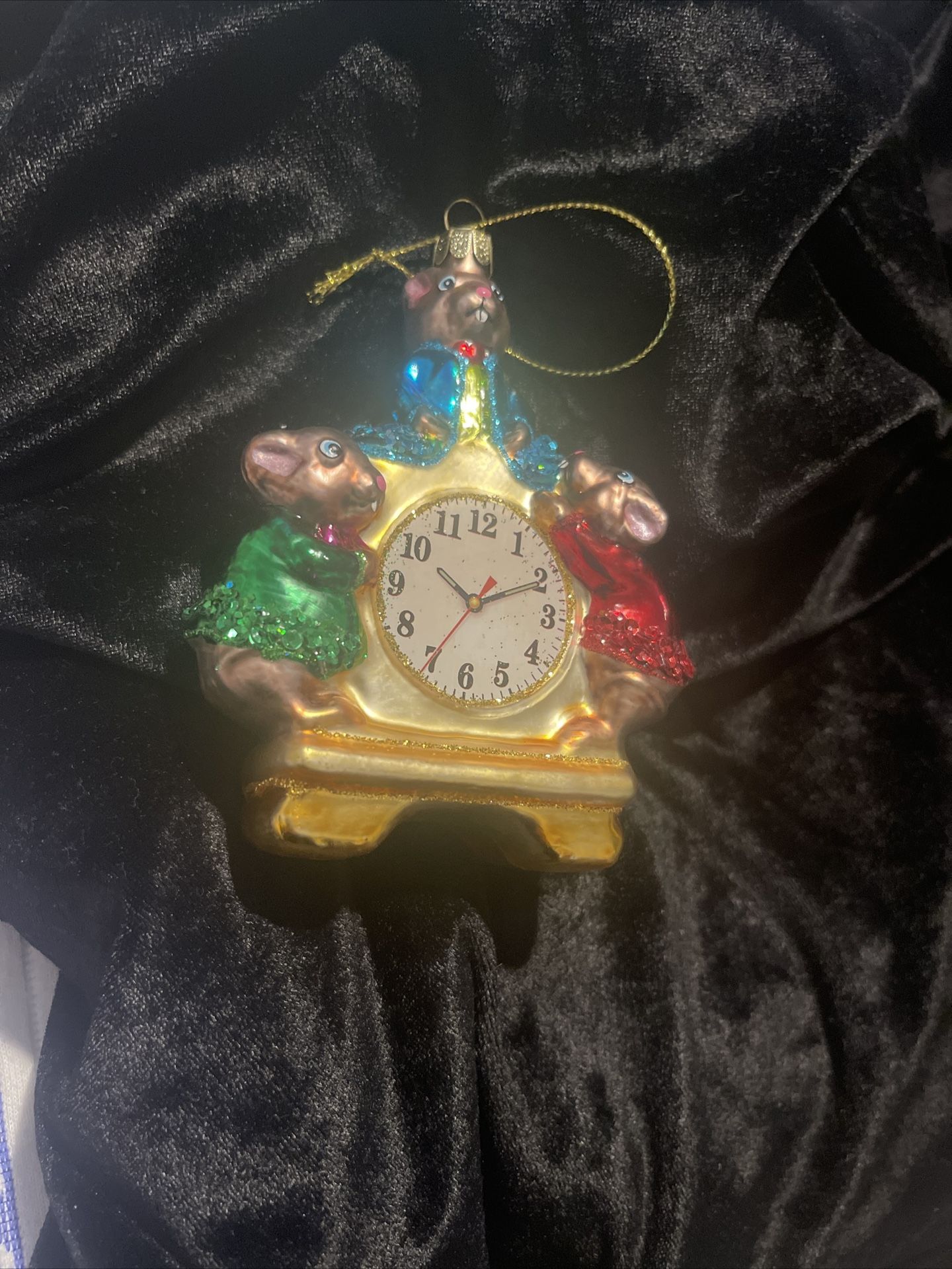 NWOT Blown glass Christmas Tree Ornament