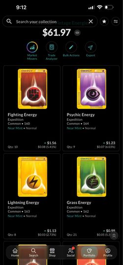 Vintage Pokemon E-reader Energies (Expedition and Ruby & Sapphire)