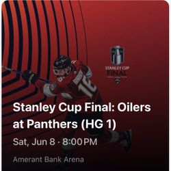 Florida Panthers v  Edmonton Oilers Stanley Cup Finals  Home Game One