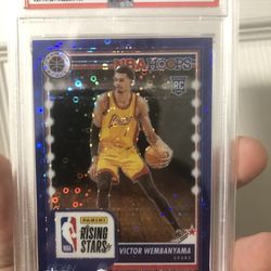Victor Wembanyama blue disco premium RC /99 GEM Psa 10