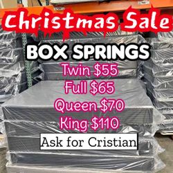 Box Springs  Twin box Full box  Queen box  King box  Bases para colchon  Box spring 