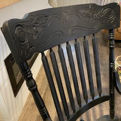 Large Wood Rocking Chair 