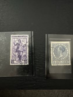 Set Of 2 Stamps Very Rare Each By Self