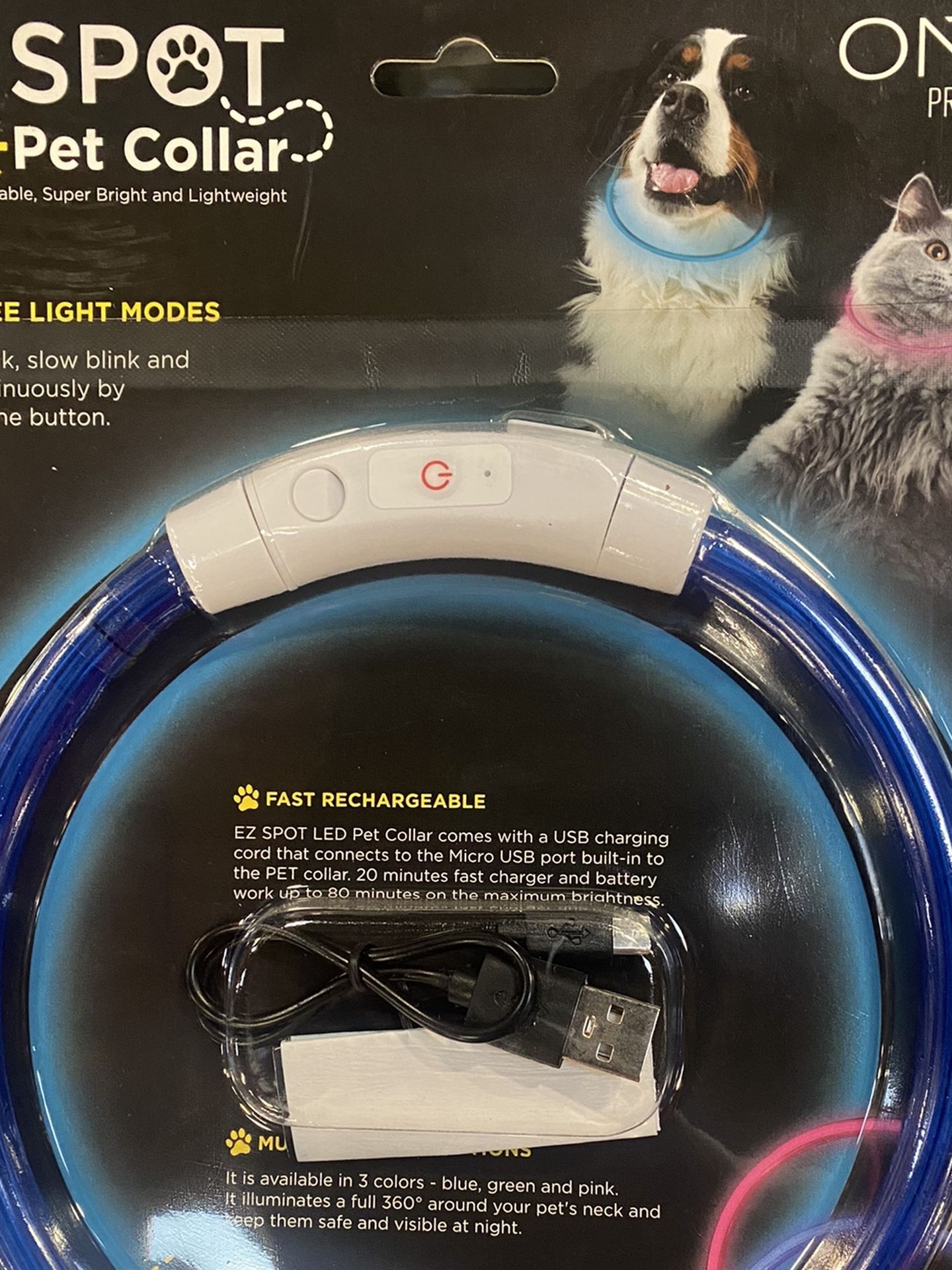 Ez Spot Led Pet Collar