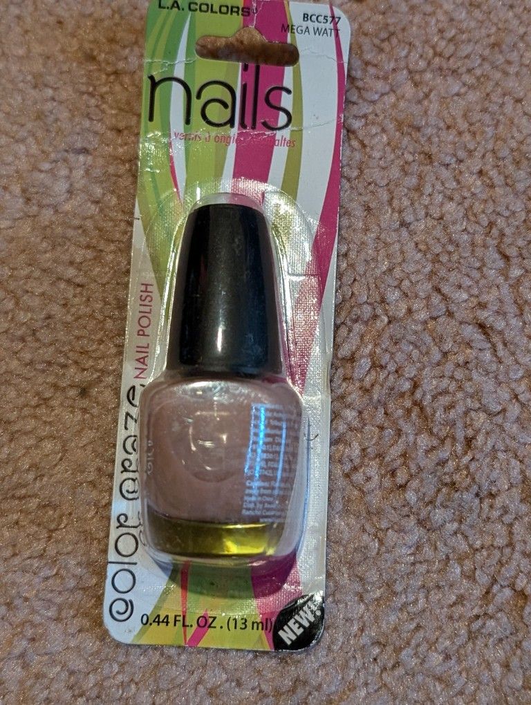 Brand New LA Nails Light Pink Polish