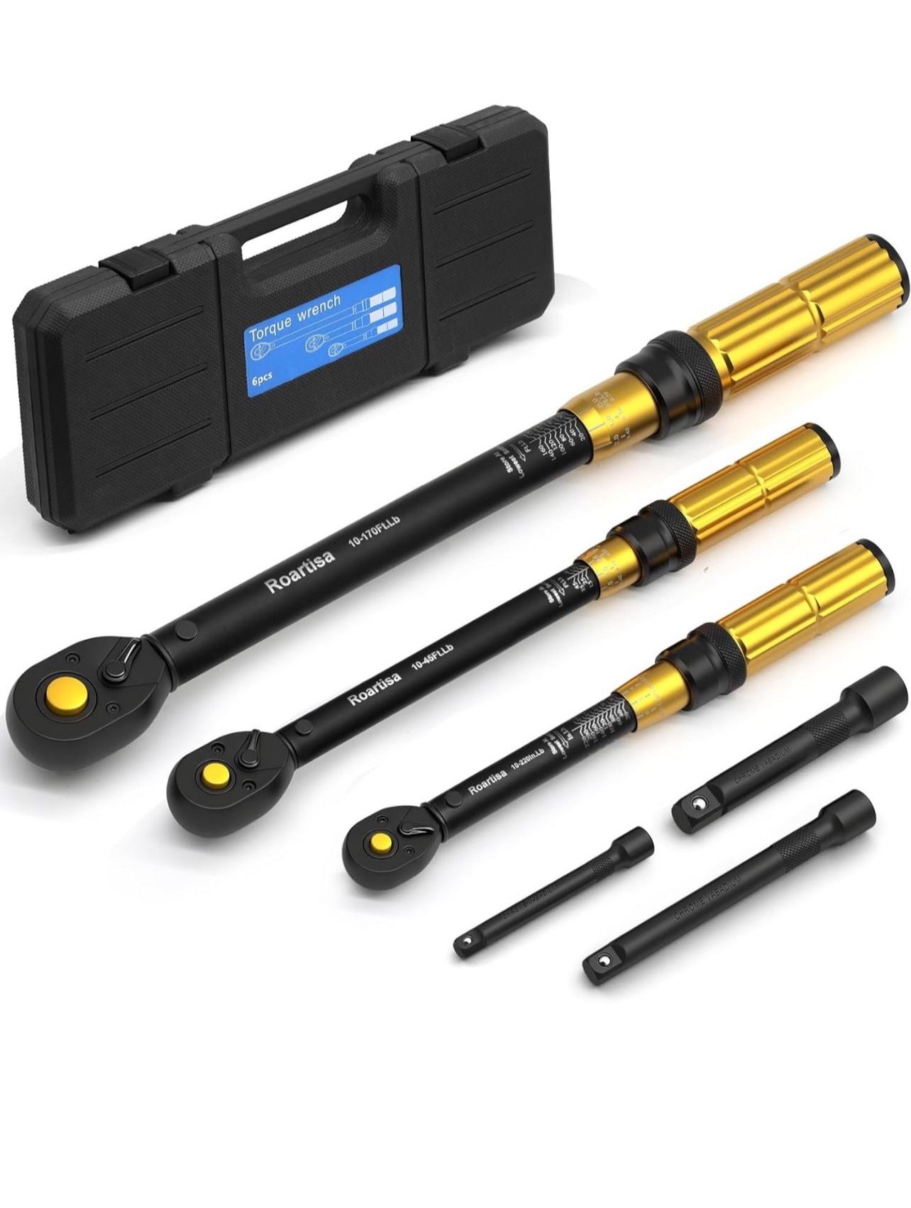 Torque Wrench Set 1/4, 3/8, & 1/2 inch Brand New Never used