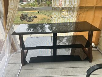 Glass TV Stand