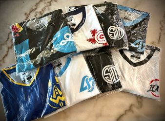 8 New Rare League Of Legends Original Esports Players Jerseys Collection