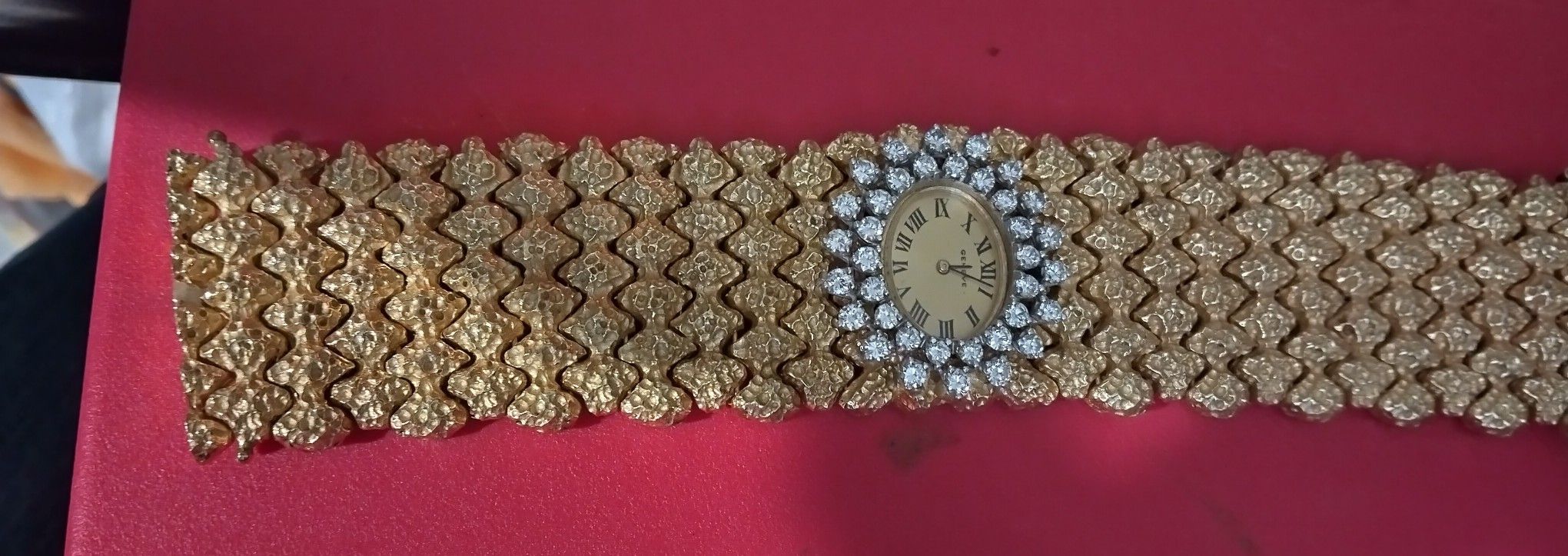 Gold An Diamond Watch