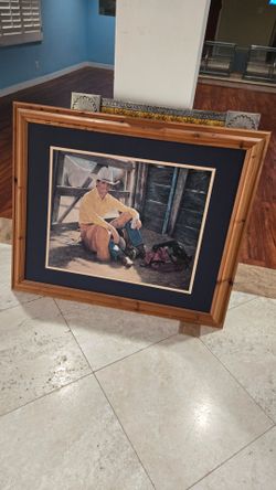 Cowboy wall art