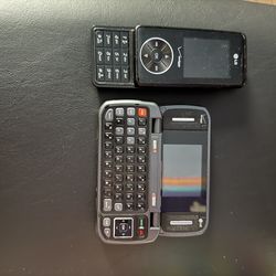Two old cellphones