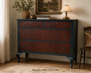 ✨ Moody Vintage Buffet | Sideboard | Dresser | Restored & One-of-a-Kind ✨
