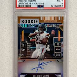 AUDRIC ESTIME FOOTBALL CARD