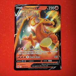 Charizard V 018/159 Crown Zenith Ultra Rare Pokemon Card