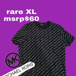Michael Kors Mk Logo Print Monogram Shirt