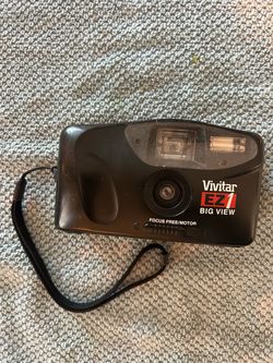 Vivitar (broke battery cover lock) EZ1 Big View 35mm Point-and-Shoot Camera