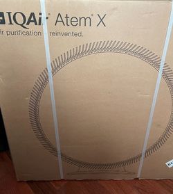 NEW sealed IQAir Atem X air purifier with Extra Filters