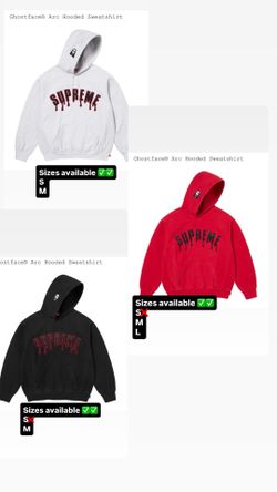 Supreme SS26’ week 10 Ghostface Arc Hooded Sweatshirt
