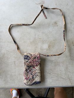 Vera Bradley Quilted Floral Crossbody Phone Bag