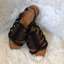 Black Summer Sandals Women’s 8.5 (New)